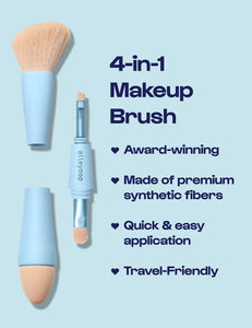 Multi-Tasker 4-In-1 makeup brush