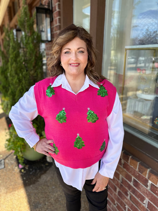 Tree Farm Sweater Vest