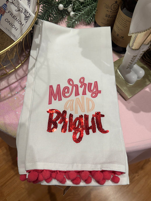 Merry and Bright Hand Towel