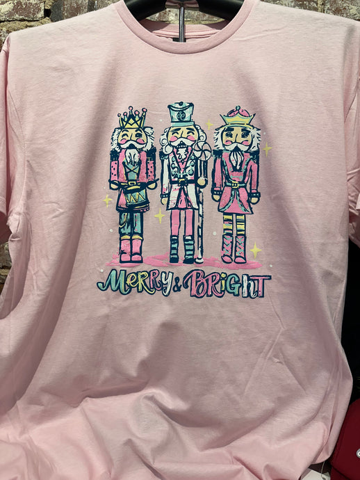 Merry and Bright Nutcrackers Tee