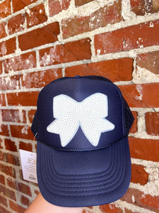 Sparkle Bow Patch Trucker Hat