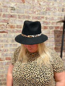 Wool Felt Safari 2.75" Brim Hat